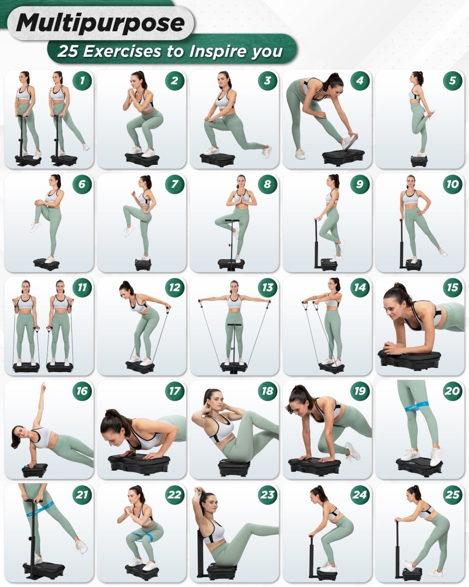Vibration Plate with Handlebar | Lunix - Vibration Plate - Lunix
