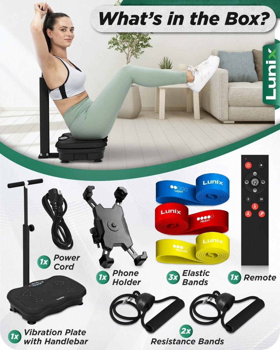 Vibration Plate with Handlebar | Lunix - Vibration Plate - Lunix