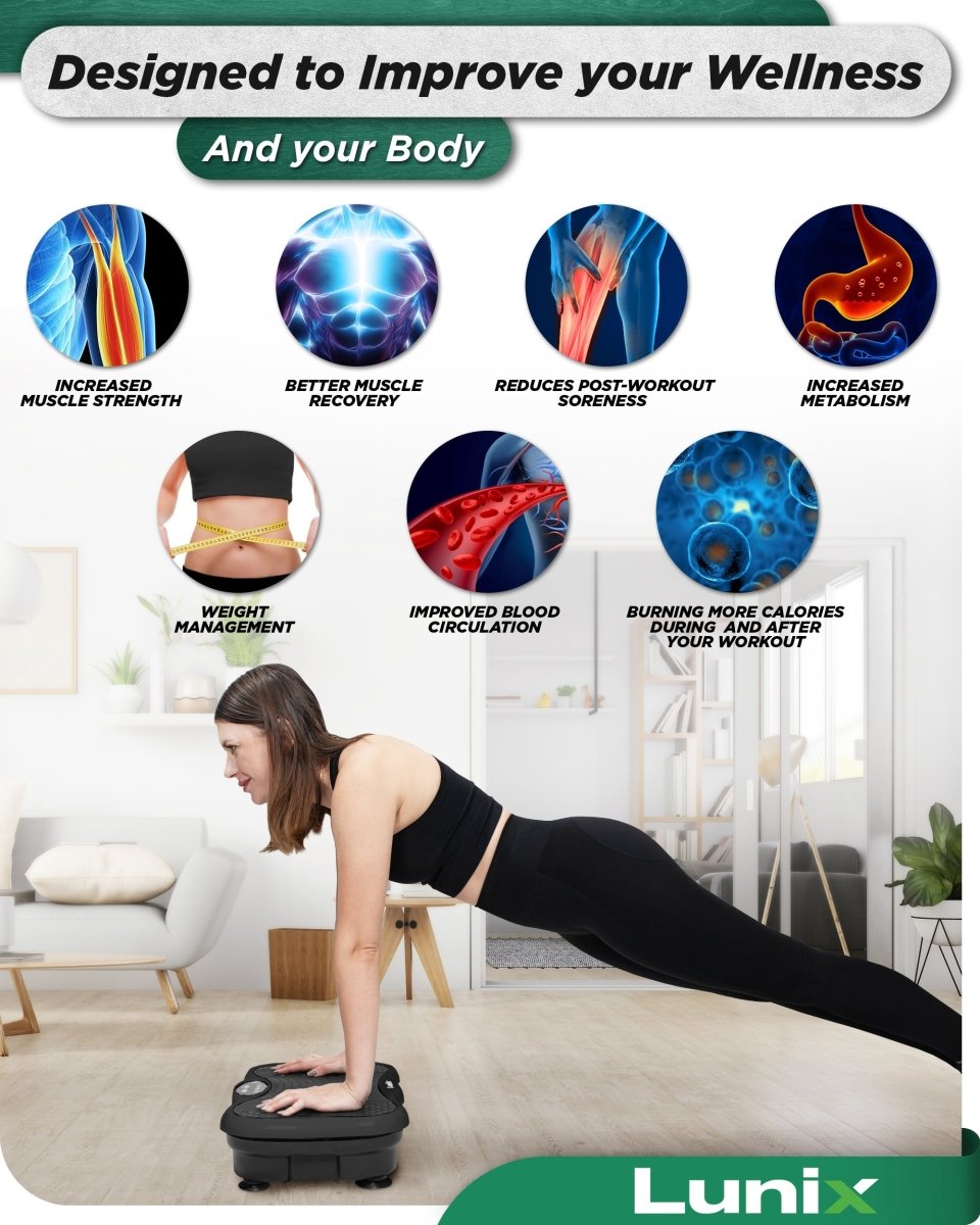 Vibration Plate with Handlebar | Lunix - Vibration Plate - Lunix