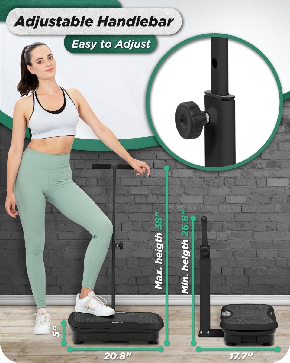 Vibration Plate with Handlebar | Lunix - Vibration Plate - Lunix