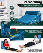 Wedge Pillow Set Ocean Blue | Lunix - Wedge Pillow Set - Lunix