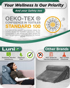 Wedge Pillow Set Stone Navy | Lunix - Wedge Pillow Set - Lunix