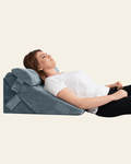 Wedge Pillow Set Stone Navy | Lunix - Wedge Pillow Set - Lunix