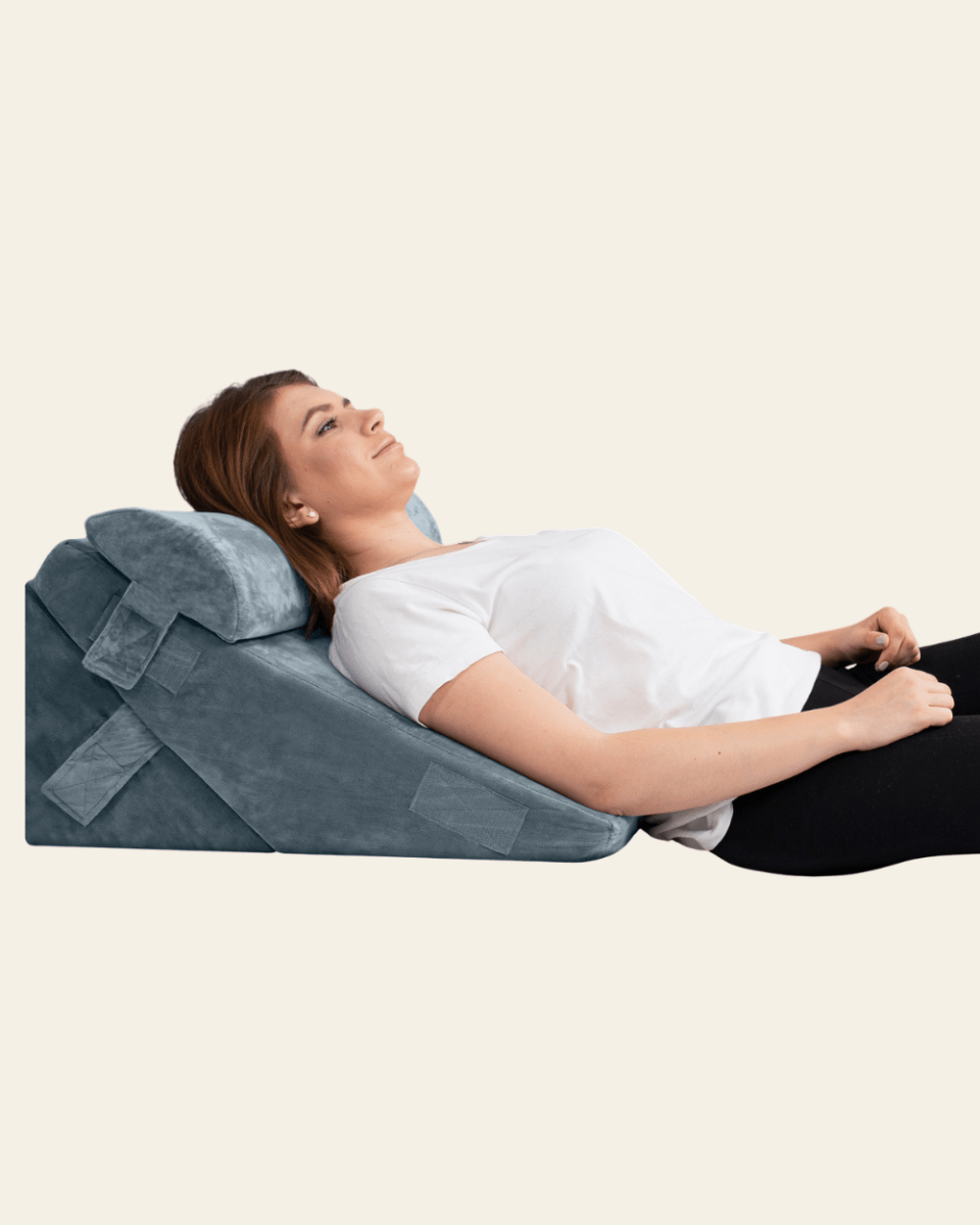 Wedge Pillow Set Stone Navy | Lunix - Wedge Pillow Set - Lunix