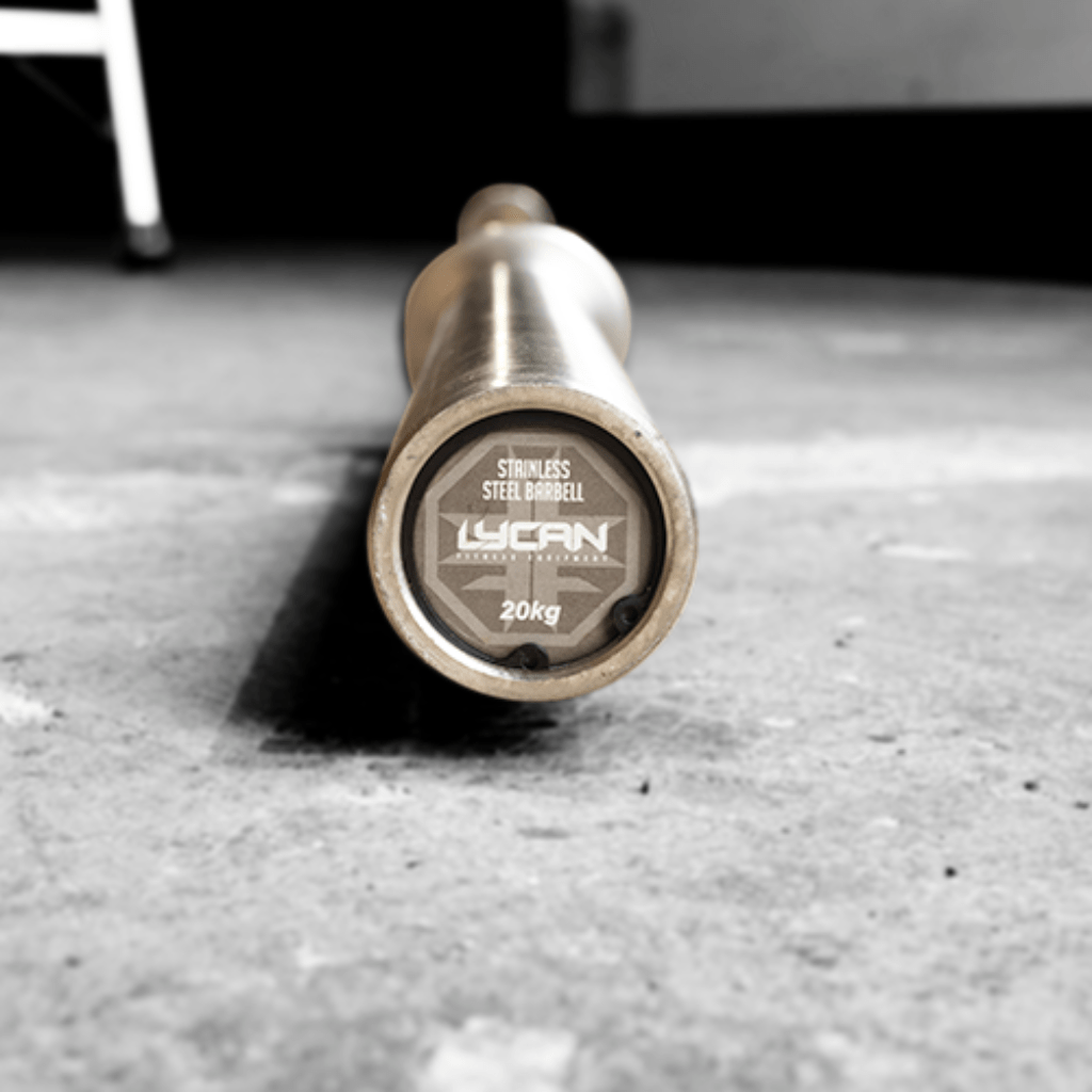 Lycan Fitness - Stainless Steel Powerlifting Bar - Weight Bars - Revive and Lift