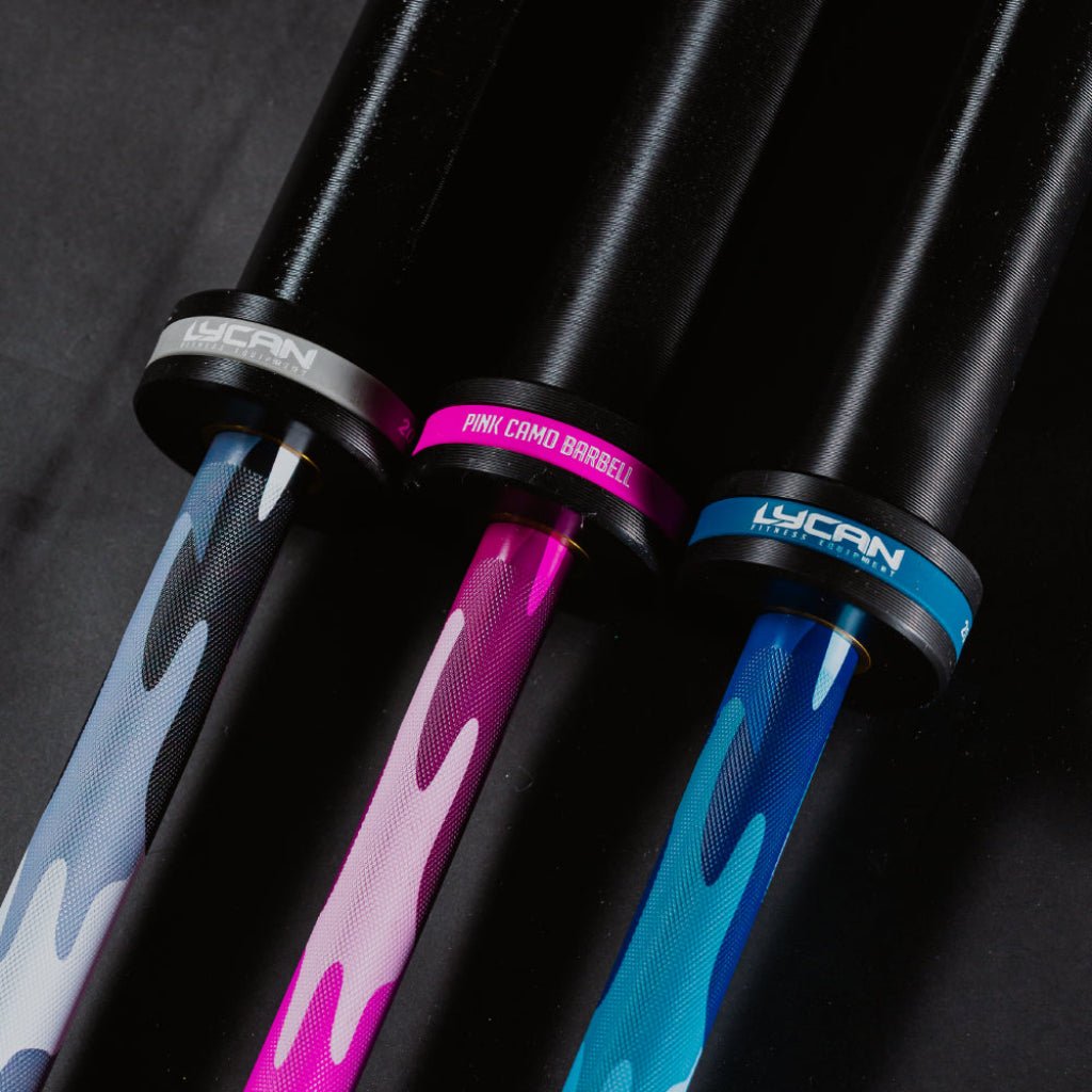 Lycan Fitness - Cerakote Camo Barbell - Weight Bars - Revive and Lift
