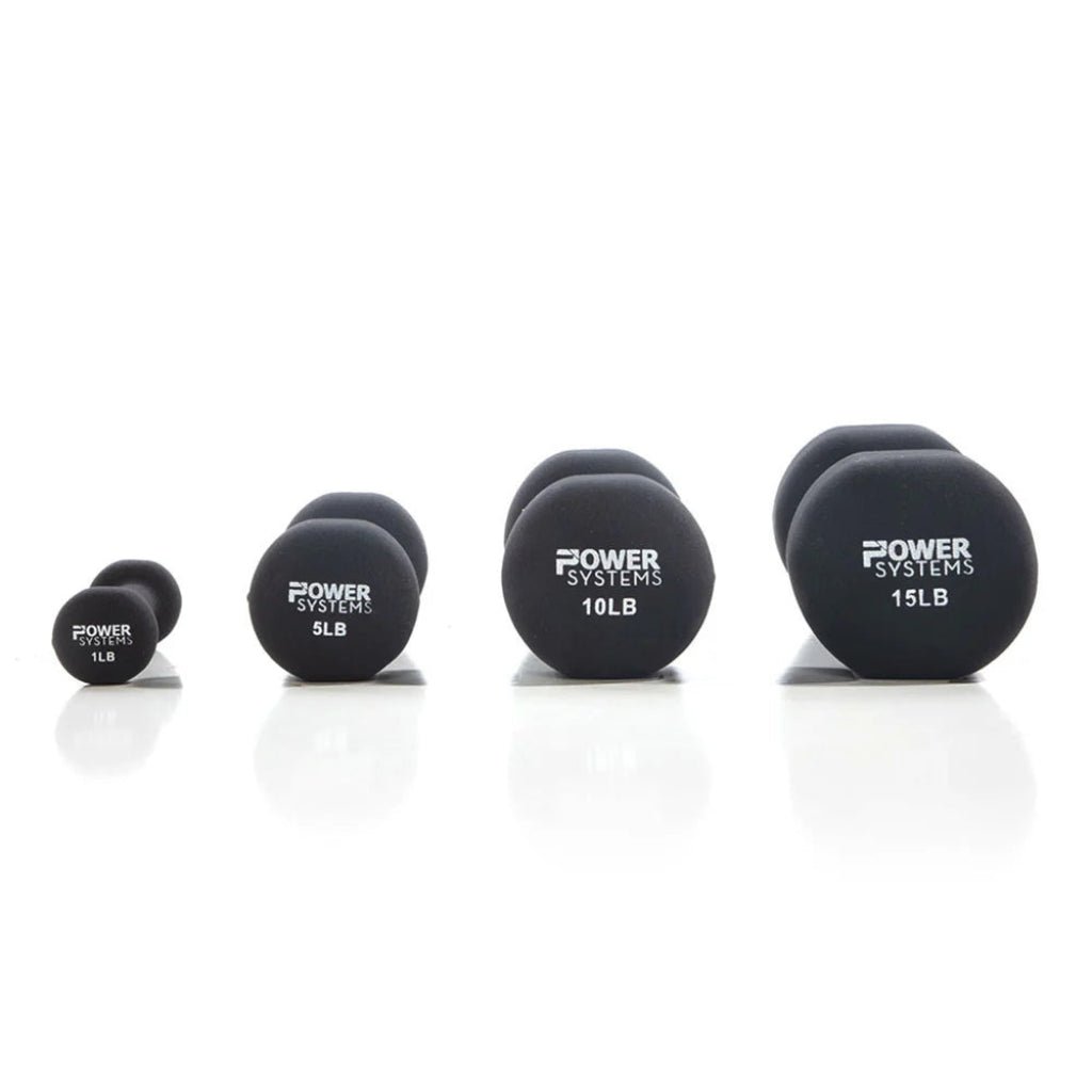 Power Systems Premium Neoprene Dumbbells - Dumbbells - Power Systems
