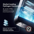 Hydrogenator® Hydrogen Flask - Black - Hydrogen Water Bottle - Piurify