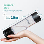 PIURIFY Hydrogenator® Hydrogen Water Bottle - Black - Hydrogen Water Bottle - Piurify