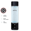 PIURIFY Hydrogenator® Hydrogen Water Bottle - Black - Hydrogen Water Bottle - Piurify