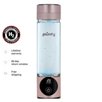 PIURIFY Hydrogenator® Hydrogen Water Bottle - Pink - Hydrogen Water Bottle - Piurify