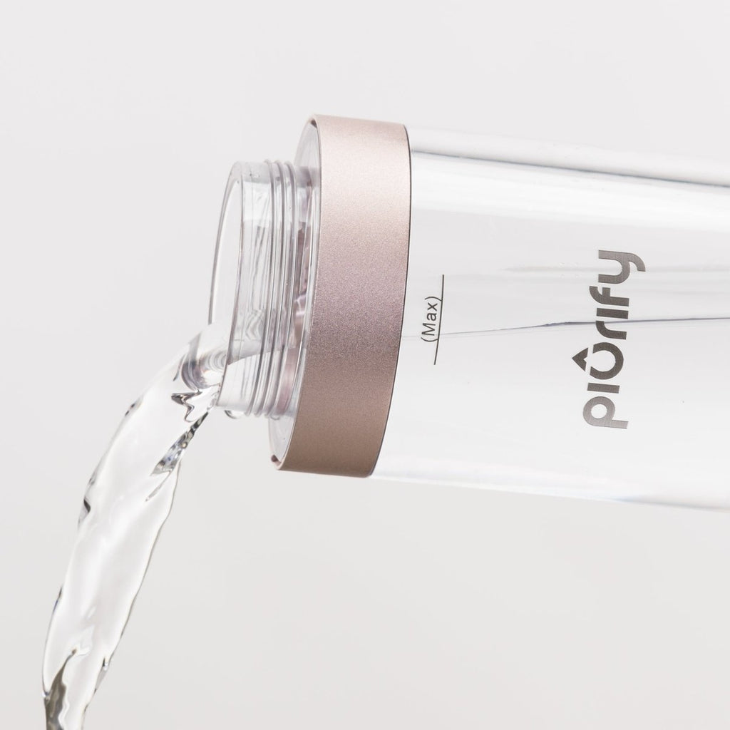 PIURIFY Hydrogenator® Hydrogen Water Bottle - Pink - Hydrogen Water Bottle - Piurify