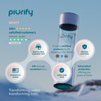 PIURIFY Hydrogenator® Hydrogen Water Bottle - Pink - Hydrogen Water Bottle - Piurify
