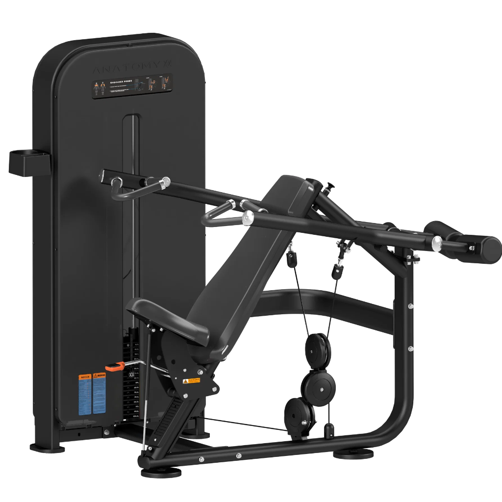 FLEXORA Commercial Shoulder Press | Anatomy Fitness - Selectorized - Anatomy Fitness