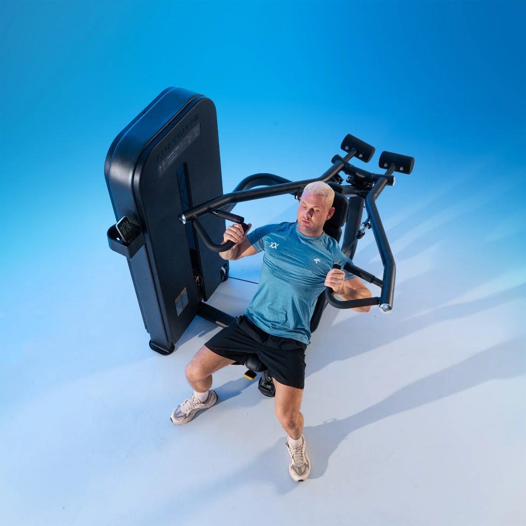 FLEXORA Commercial Shoulder Press | Anatomy Fitness - Selectorized - Anatomy Fitness