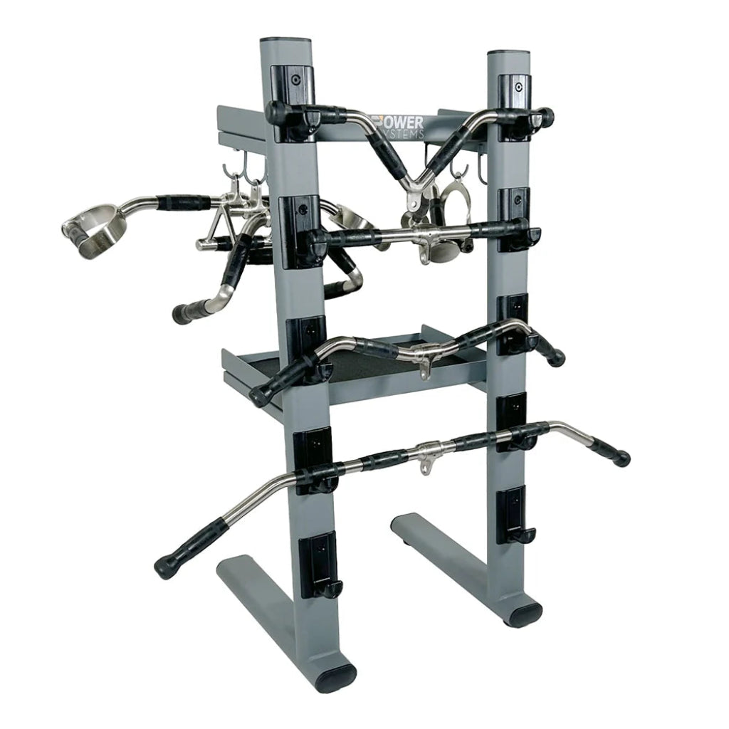 Cable Attachments Rack with 9 Premium Attachments or Rack Only