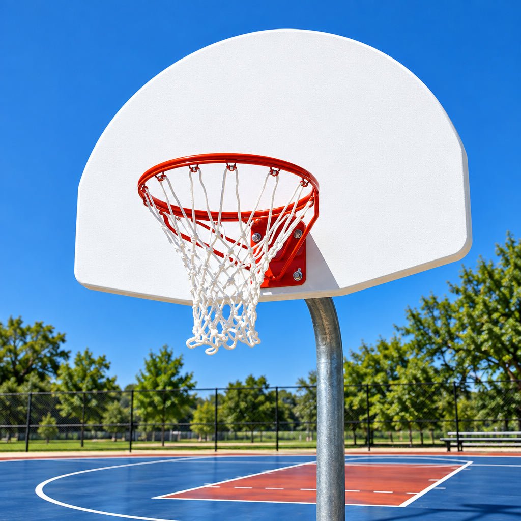 Bent Post Basketball Backstop | SportsPlay - Basketball Set - SportsPlay