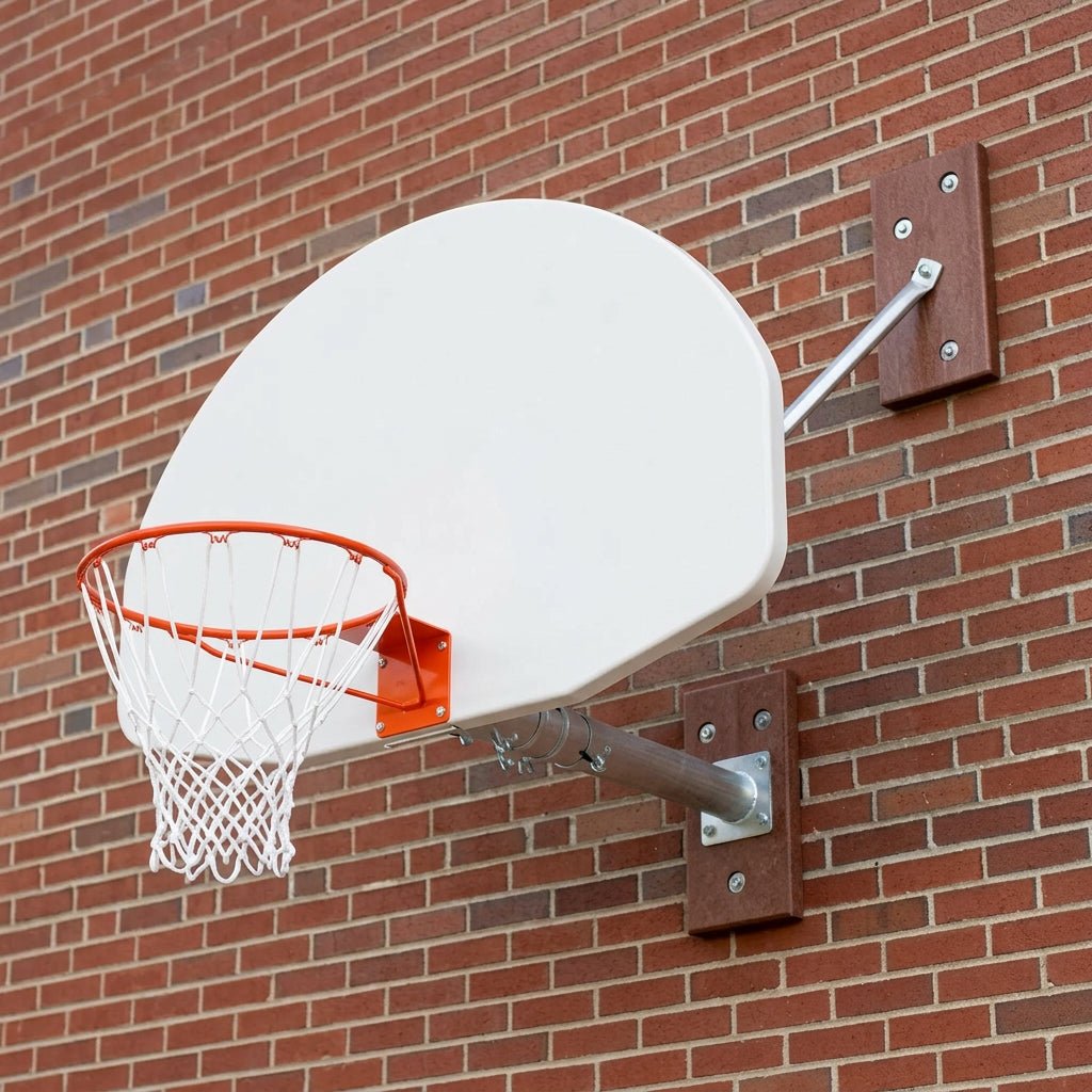 Wall Mounted Basketball Backstops | SportsPlay - Basketball Set - SportsPlay