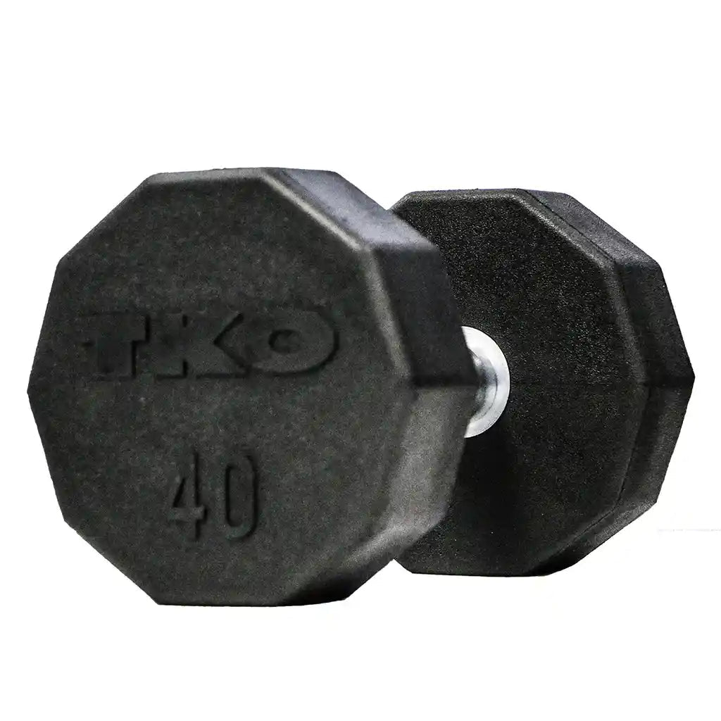 10-Sided Rubber Dumbbell Pairs | TKO - Dumbbells - TKO Strength & Performance