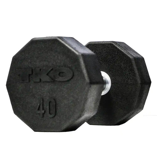 10-Sided Rubber Dumbbell Pairs | TKO - Dumbbells - TKO Strength & Performance