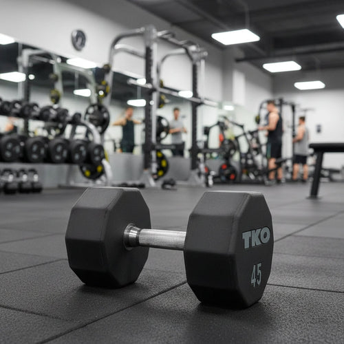 10-Sided Urethane Dumbbell Pairs | TKO - Dumbbells - TKO Strength & Performance