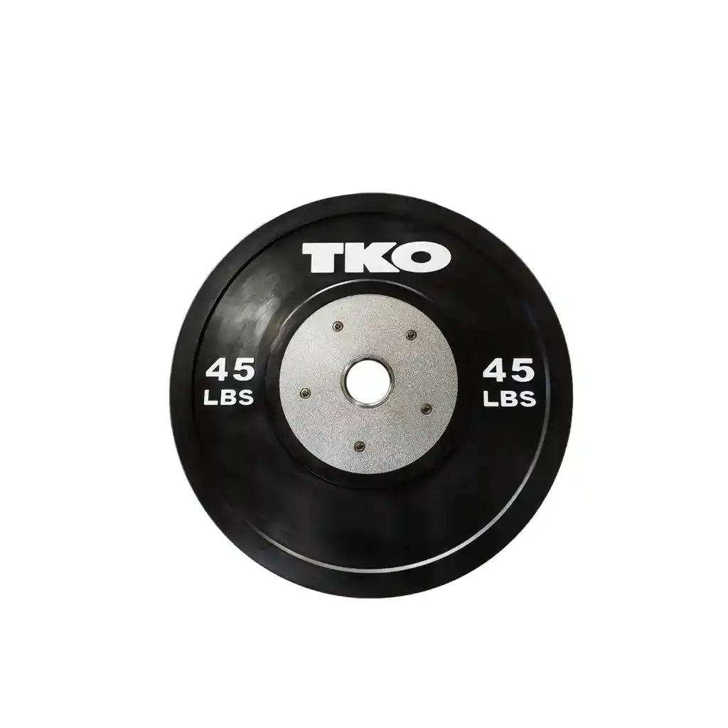 Black Competition Rubber Bumper Plates | TKO - Bumper Plates - TKO Strength & Performance