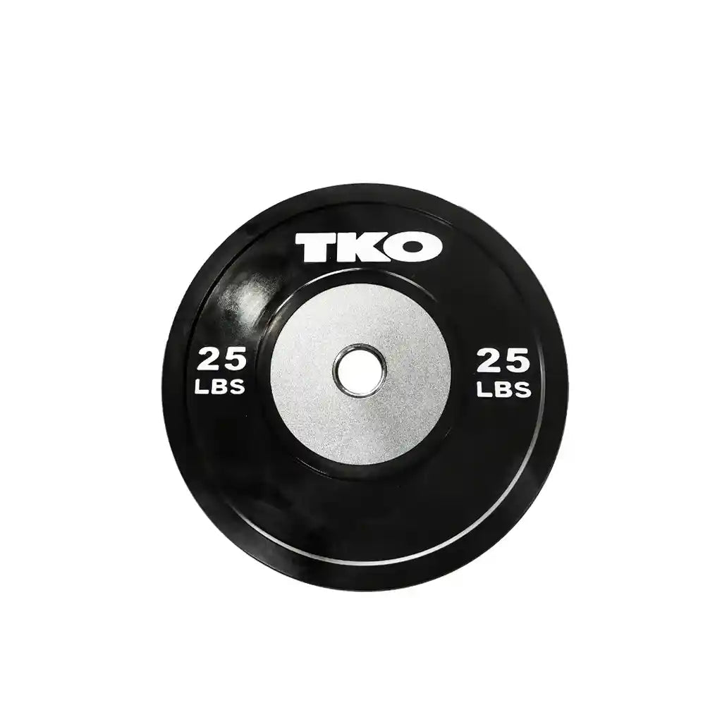 Black Competition Rubber Bumper Plates | TKO - Bumper Plates - TKO Strength & Performance