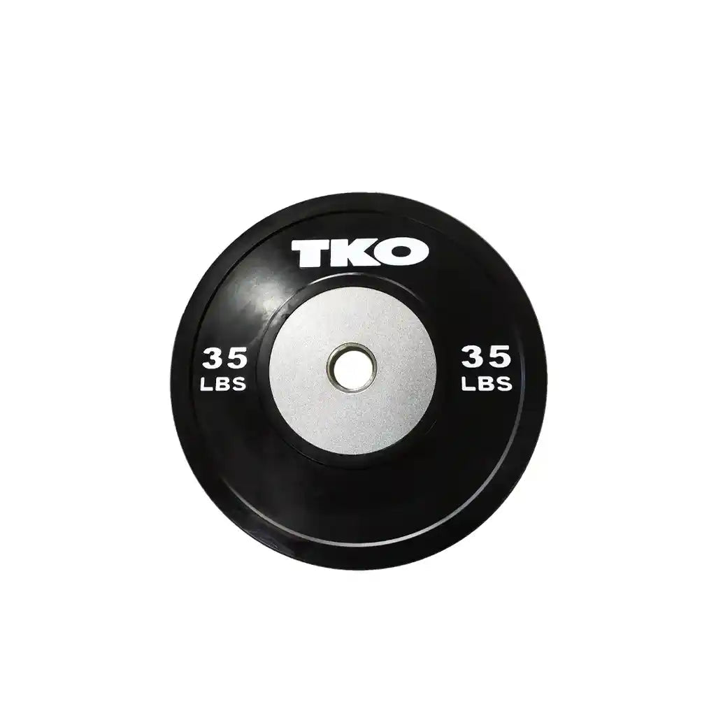 Black Competition Rubber Bumper Plates | TKO - Bumper Plates - TKO Strength & Performance