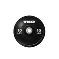 Black Competition Rubber Bumper Plates | TKO - Bumper Plates - TKO Strength & Performance
