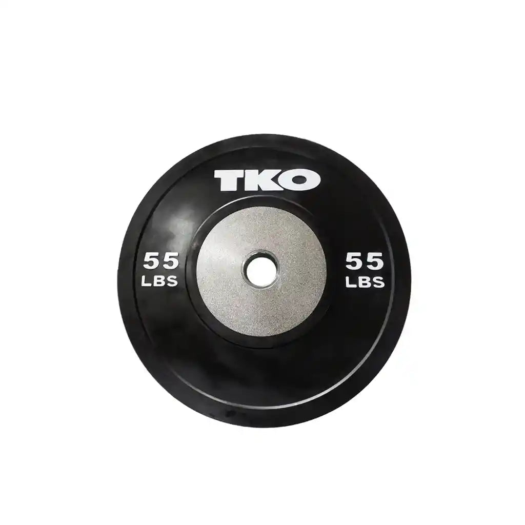 Black Competition Rubber Bumper Plates | TKO - Bumper Plates - TKO Strength & Performance