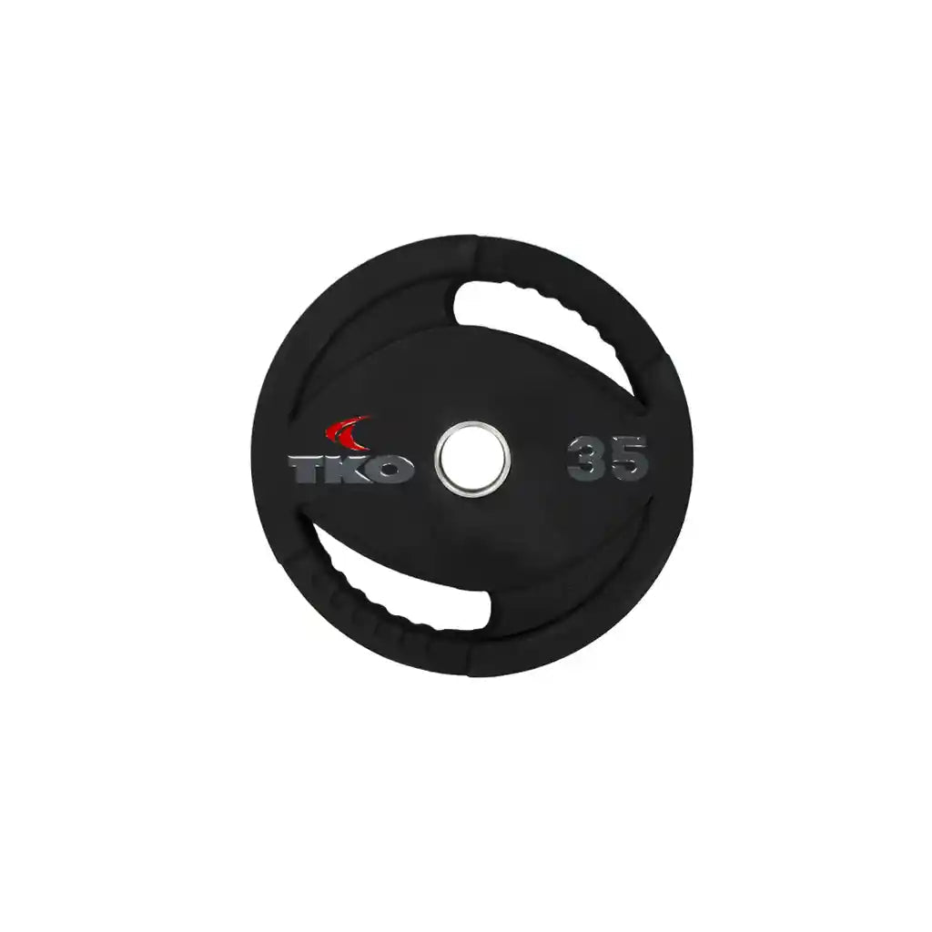 Olympic Urethane Dual Grip Plate | TKO - Weight Plates - TKO Strength & Performance