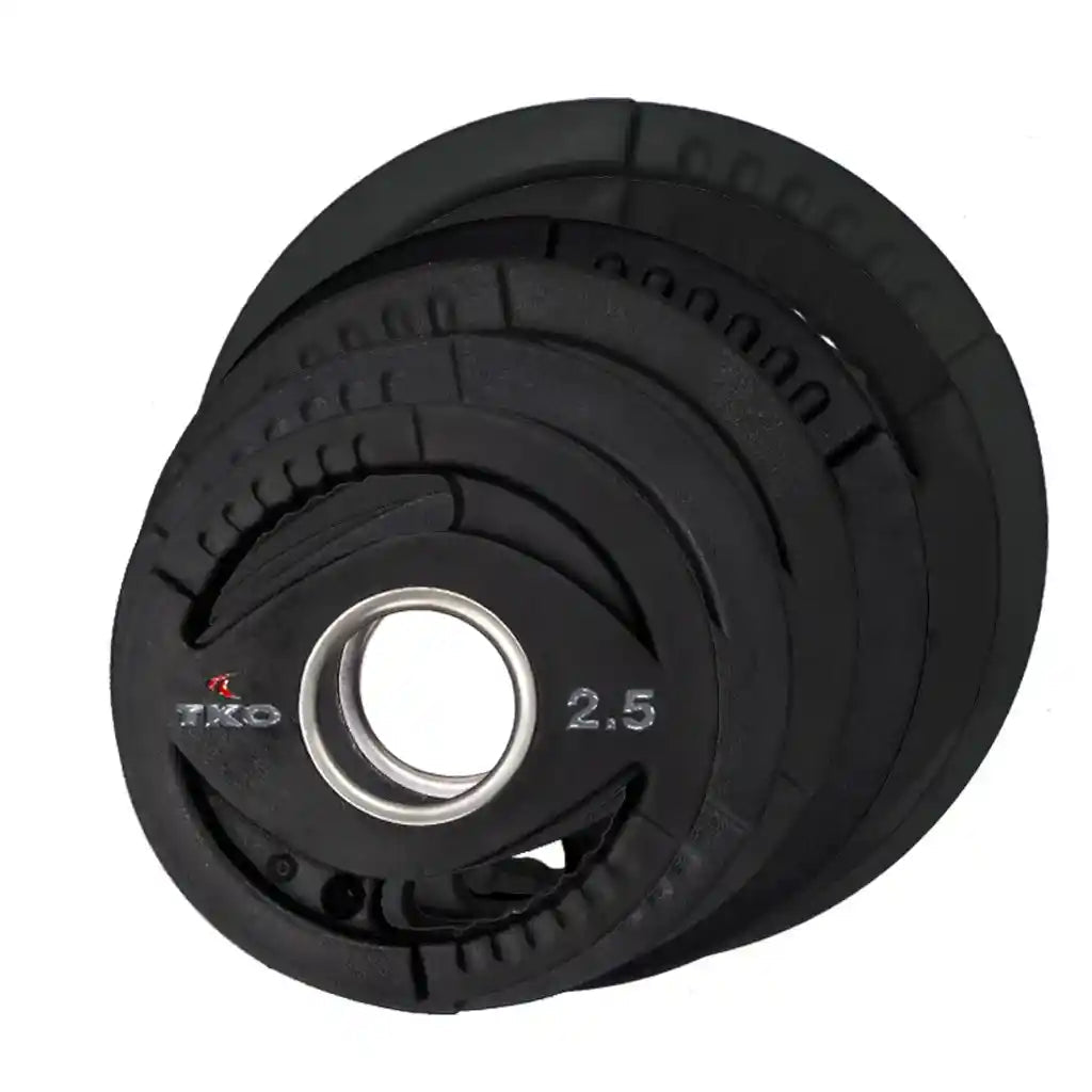 Olympic Urethane Dual Grip Plate | TKO - Weight Plates - TKO Strength & Performance