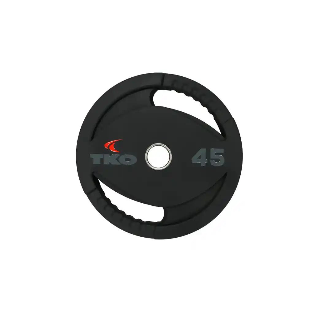 Olympic Urethane Dual Grip Plate | TKO - Weight Plates - TKO Strength & Performance