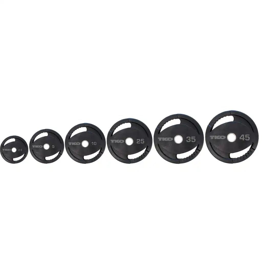 Olympic Urethane Grip Plates | TKO - Weight Plates - TKO Strength & Performance