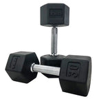 Rubber Hex Dumbbell Pairs | TKO - Dumbbells - TKO Strength & Performance