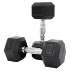 Rubber Hex Dumbbell Set | TKO - Dumbbell Set - TKO Strength & Performance