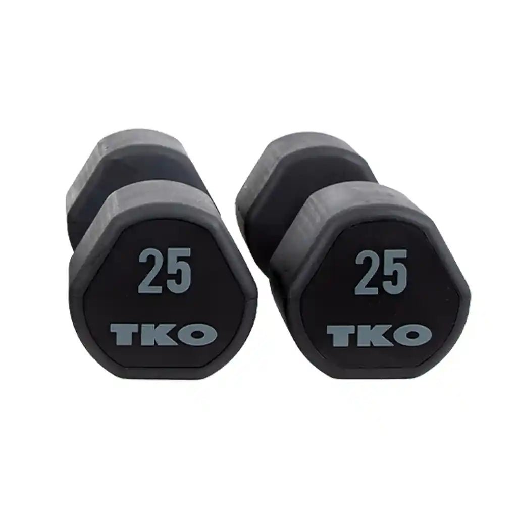 Rubber Studio Dumbbell Set | TKO - Dumbbell Set - TKO Strength & Performance