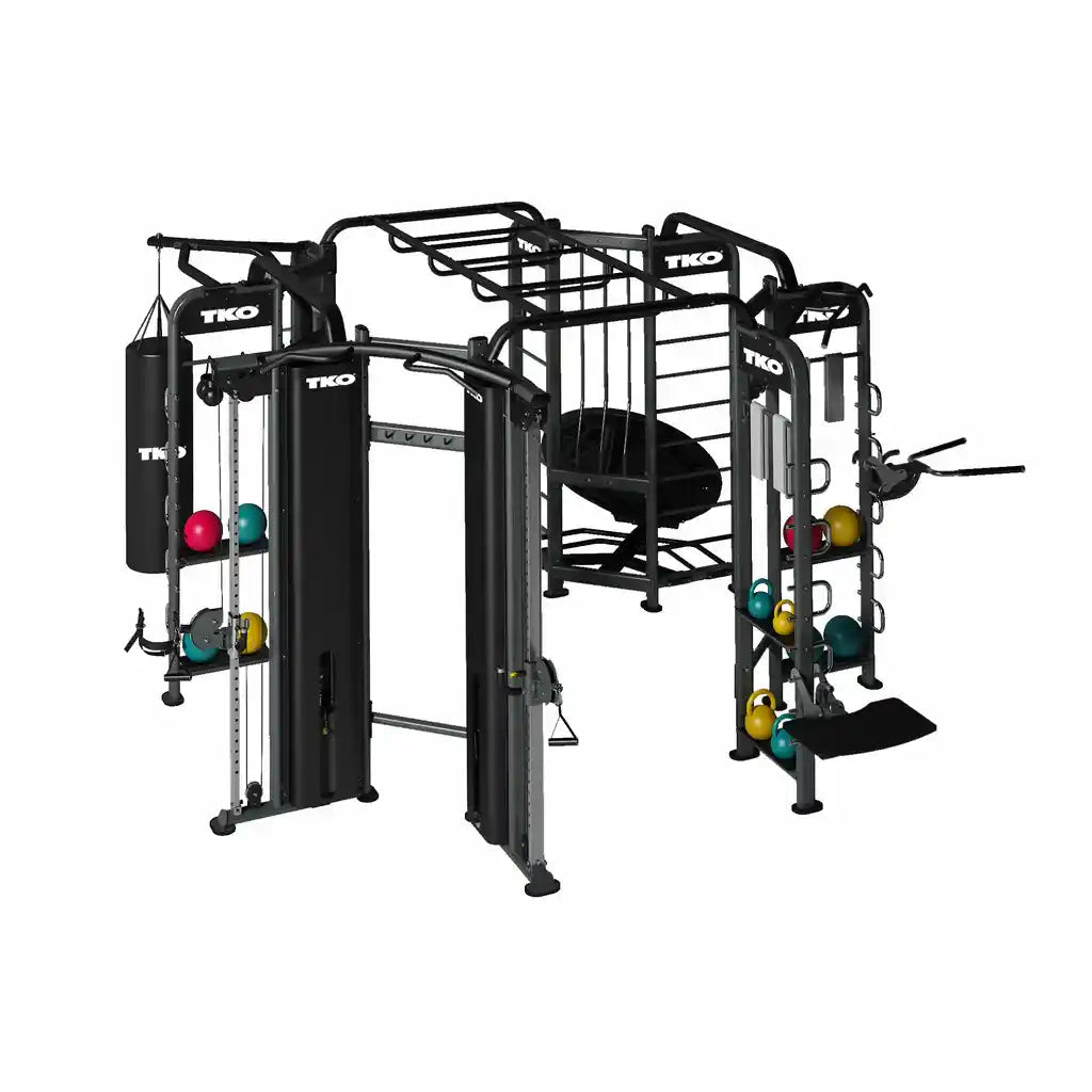 Stretching + Boxing + Rebounder + Cables Station | TKO - Group Training - TKO Strength & Performance