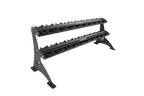5–150 lb Commercial Dumbbell Set with 2 - Tier Rack | TKO - Dumbbell Set - TKO Strength & Performance