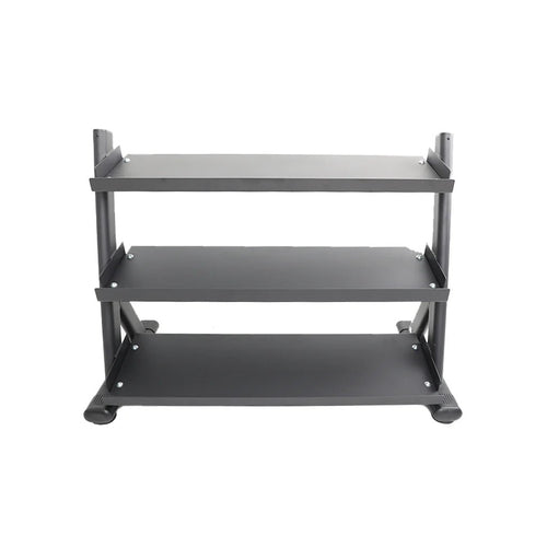 TKO Strength & Performance - TKO 6235 3 - Tier Shelf Dumbbell Rack With 5–50 lb Dumbbell Set - Dumbbell Set - Revive and Lift