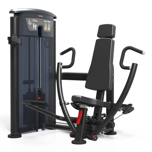 TKO Strength & Performance - TKO 7001 Selectorized Converging Chest Press Machine - Selectorized