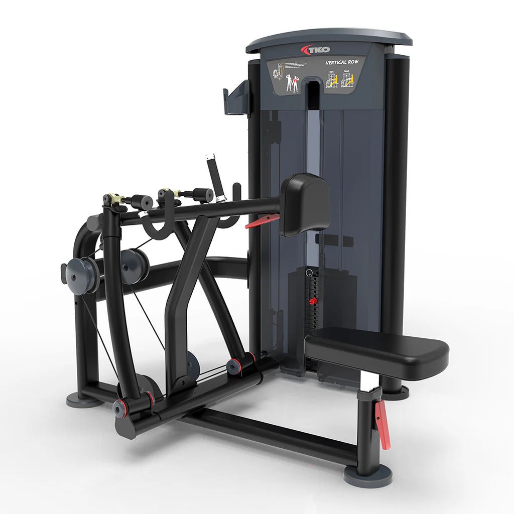 Selectorized Seated Mid Row Machine | TKO - Selectorized - TKO Strength & Performance