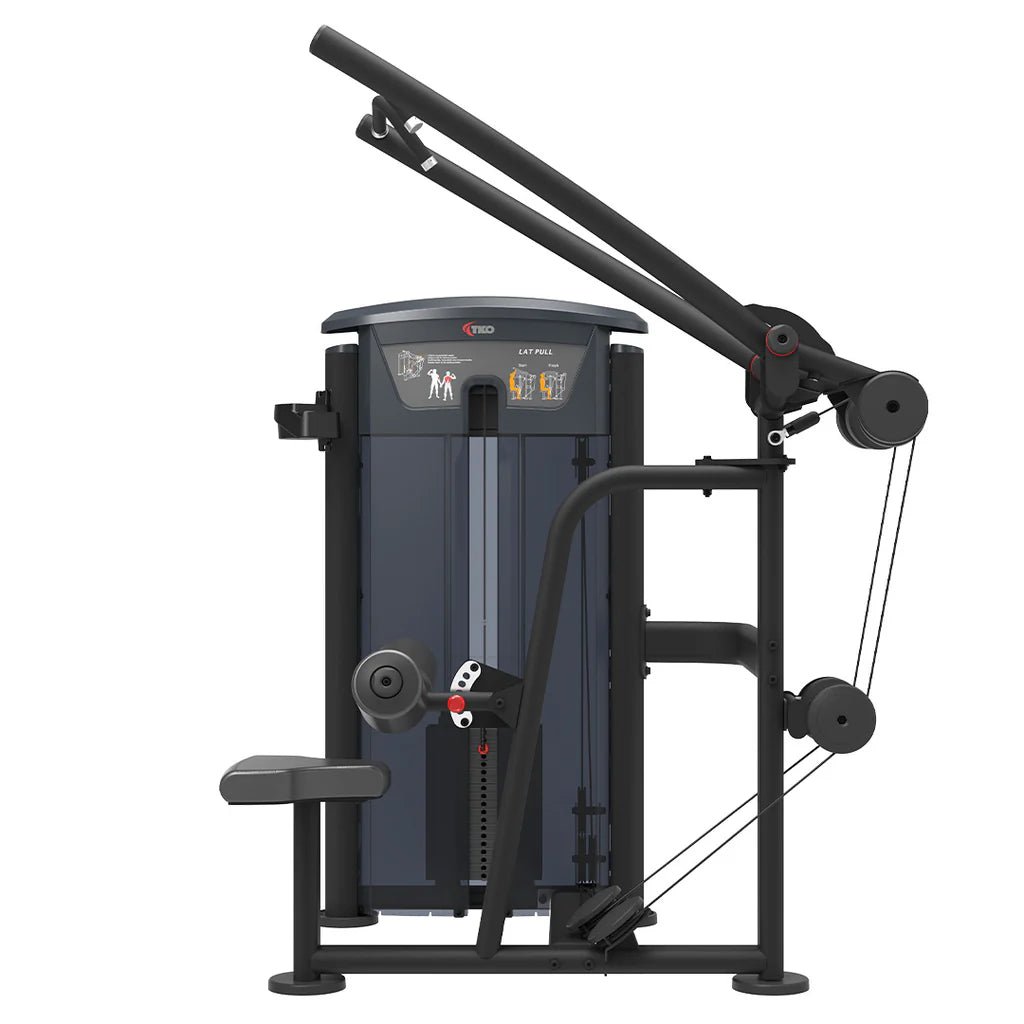 Selectorized Diverging Lat Pulldown Machine | TKO - Selectorized - TKO Strength & Performance