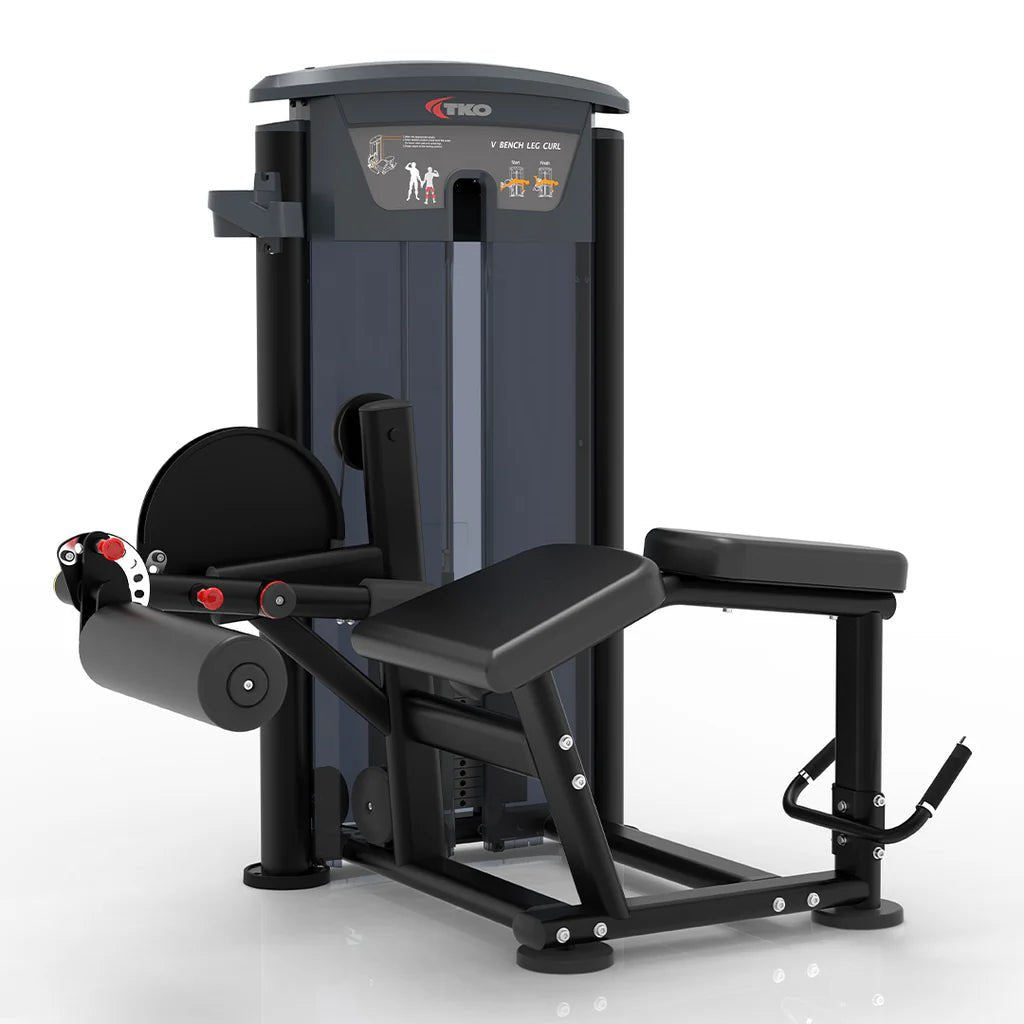 Selectorized Prone Leg Curl Machine | TKO - Selectorized - TKO Strength & Performance