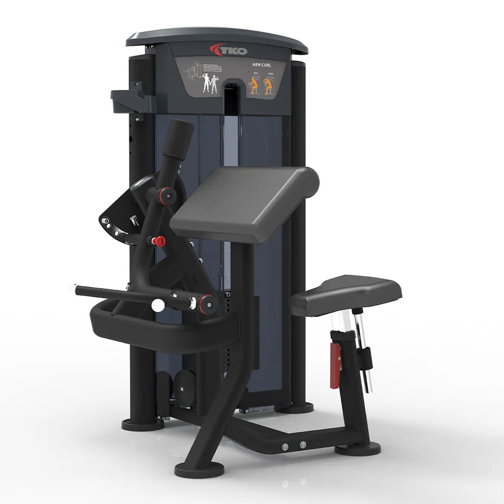 Selectorized Bicep Curl Machine | TKO - Selectorized - TKO Strength & Performance