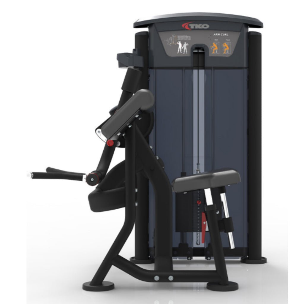 Selectorized Bicep Curl Machine | TKO - Selectorized - TKO Strength & Performance