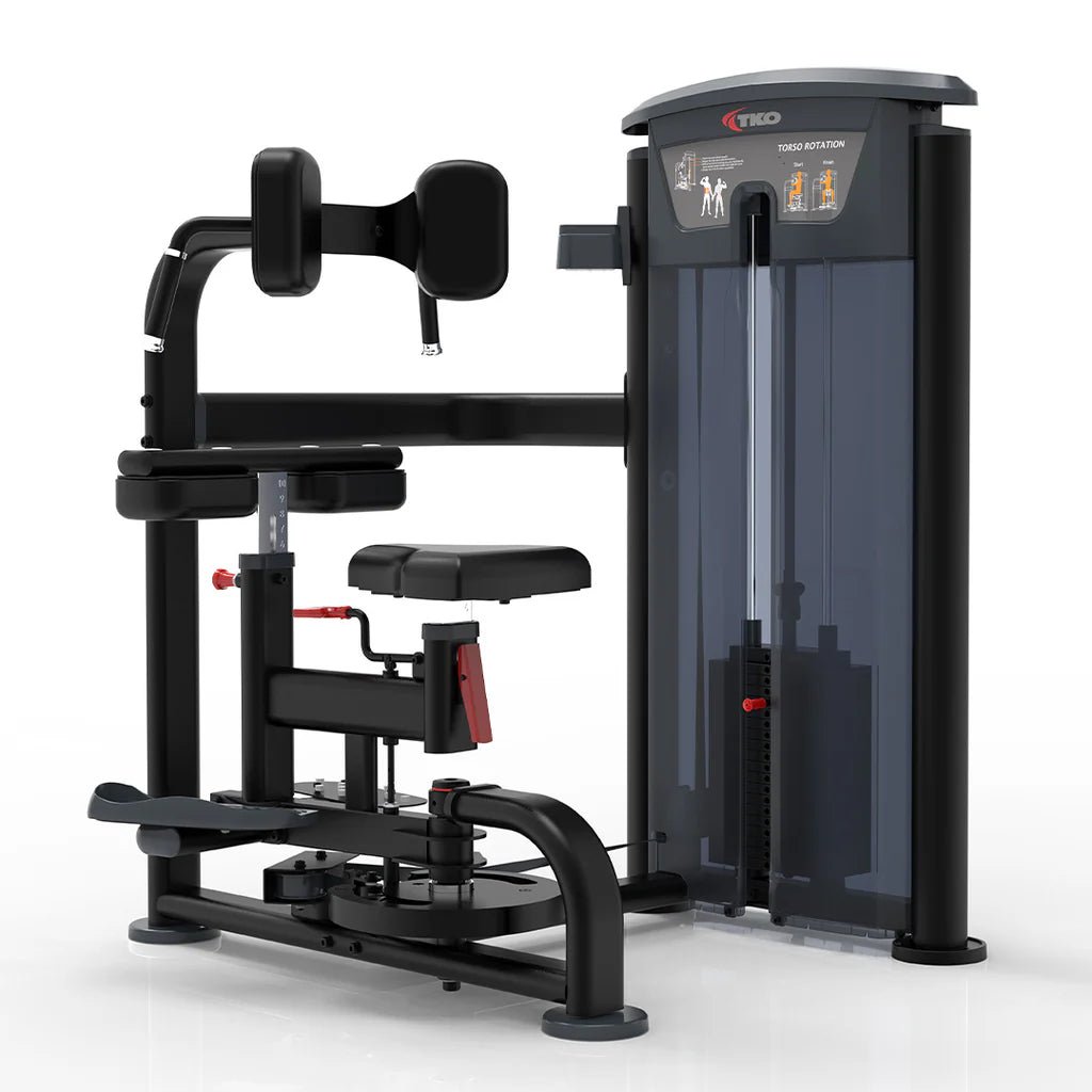 TKO Strength & Performance - TKO 7025 Selectorized Torso Rotation Machine - Selectorized