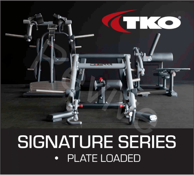 TKO Strength & Performance - TKO 702DP Iso - Lateral Decline Chest Press Machine - Plate Loaded