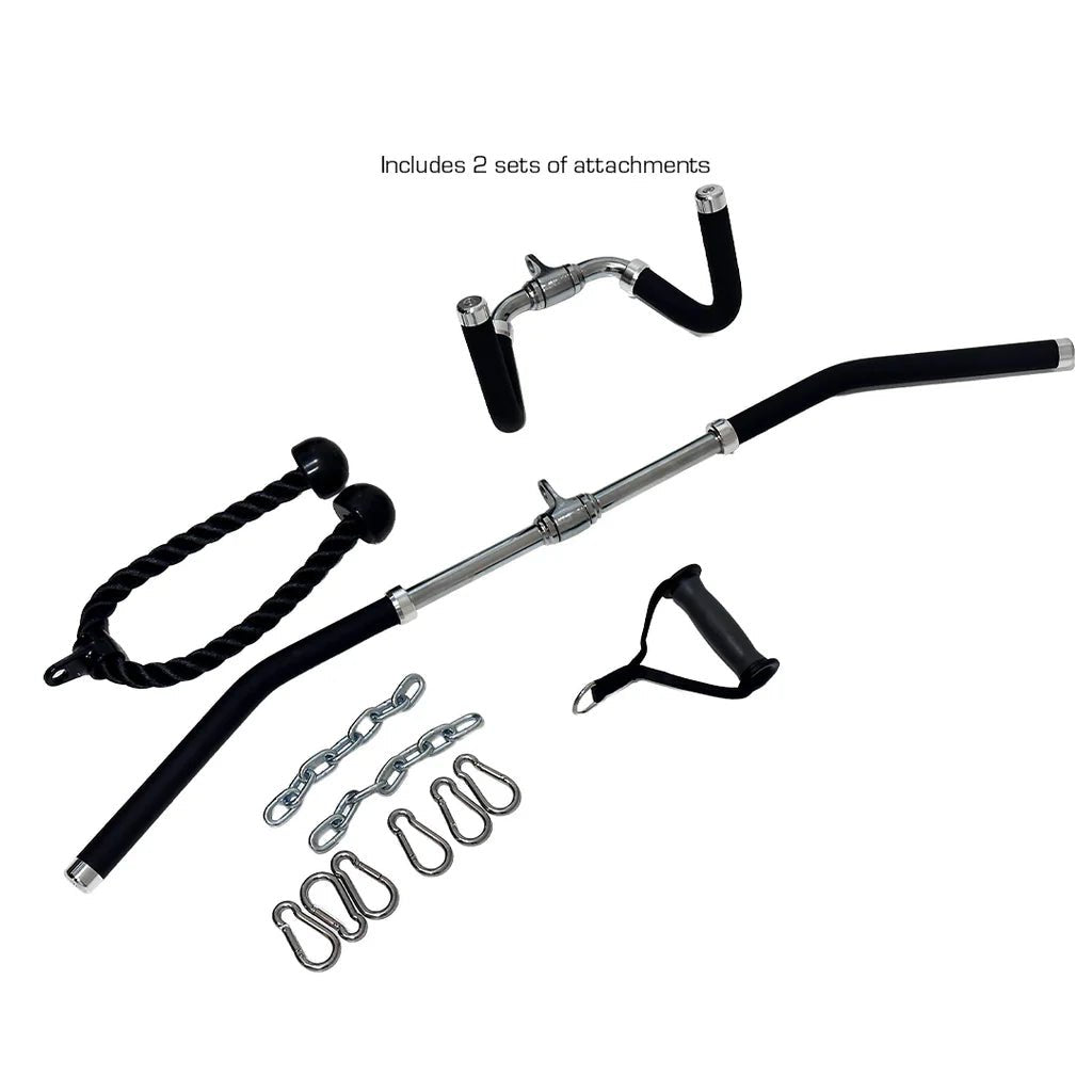 TKO Strength & Performance - TKO 7033B 8 - Stack Jungle Gym Cable Machine - Multi - Gym