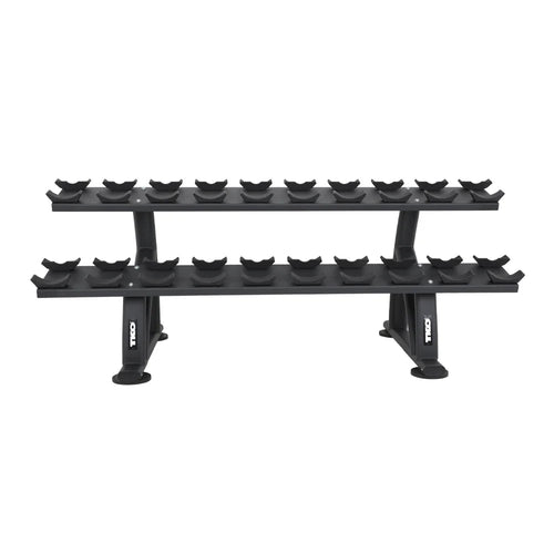 10 Pair Dumbbell Rack Saddle | TKO - Dumbbell Storage - TKO Strength & Performance